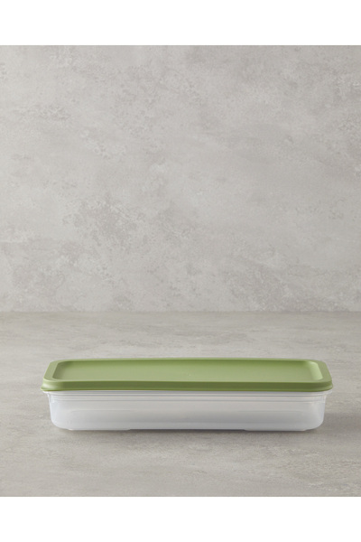 English Home Alice Plastik Saklama Kabı 1200 ml Zeytin Yeşili