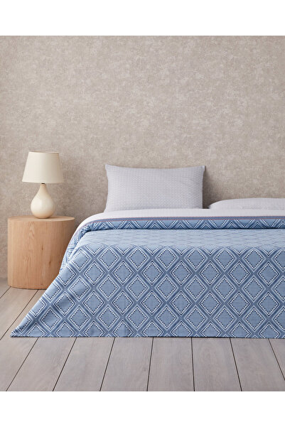 English Home Diamond Twist Kolay Ütülenir Çift Kişilik Çarşaflı Nevresim Takı...