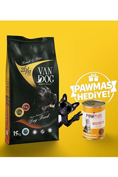 Van Dog Vandog Kuzu Etli Pirinçli Premium Yetişkin Köpek Maması 15 Kg