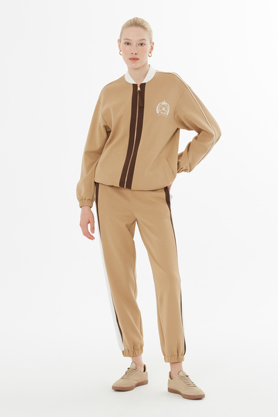 kı.we Fermuarlı Triko Yakalı Eşofman Takımı