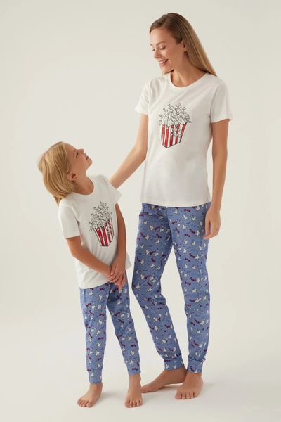 Rolypoly Mother-daughter double set - cream