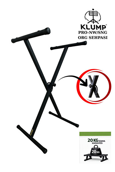 klump KLMP-NW/SNG 9 Kademeli Profesyonel Org Sehpası / Org Standı