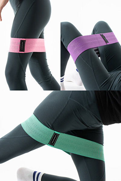 Myortica 3-Stage Fabric Resistance Band – Fitness, Pilates, and Exercise Spor...