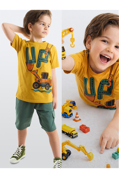 MSHB&G مجموعة شورت تي شيرت للأولاد من Up Scoop