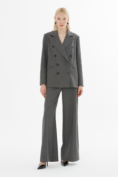 GİZİA Kruvaze Kapamalı Ceket Ve Pantolonlu Takım