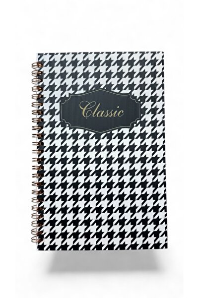 Mas Note A5 Spiralli Çizgisiz Defter 100 Sayfa 50 Yaprak | Dokulu Kaz Ayağı K...