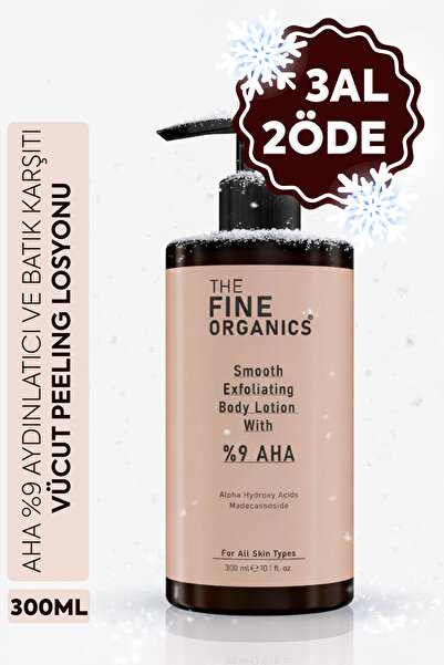 THE FINE ORGANICS AHA %9 Akne, Leke, Kararma ve Batık Karşıtı Arındırıcı & Ay...
