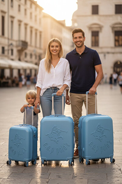 ALBATROS 3'LÜ SET KIRILMAZ POLİPROPİLEN VALİZ BAVUL SEYAHAT ÇANTASI