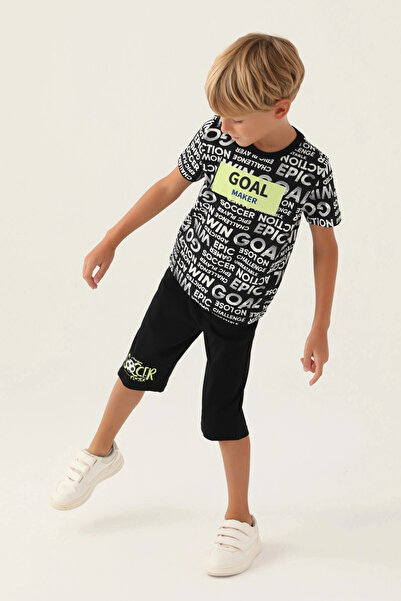 Rolypoly ERKEK ÇOCUK KAPRİ TAKIM - SİYAH