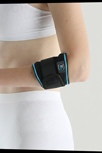 POLİMED Tenisçi Dirseği Epikondilit Bandajı Silikon Destekli Ağrı Bandı Stand...