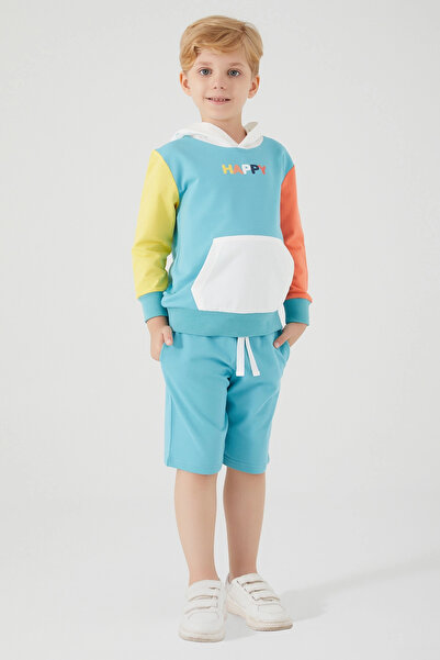 Rolypoly SET BERMUDA BĂIEȚI - CYAN