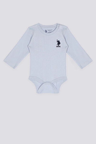 U.S. Polo Assn. U.S Polo Baby Girl Long Sleeve Body - Sky Blue