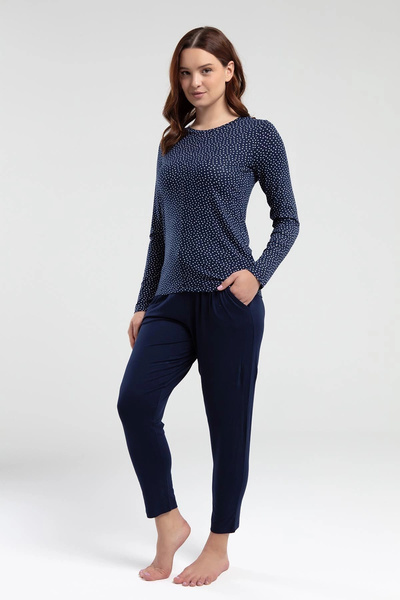 Arnetta Kadın Lacivert Pijama Takımı