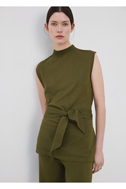 MANGO Woman Knitted belt vest