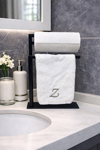 DECOLİN Dekoratif Metal Havluluk Lavabo Üstü El Havluluğu