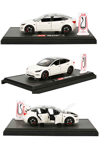 Erka نموذج سيارة تيسلا XLG معدني مصبوب بالقالب من آسيا ميتال بمقياس 1:24