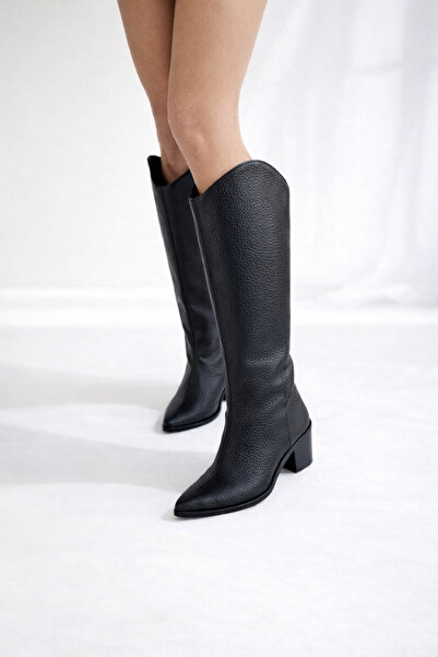 POTEEN Leo ženske XL kroj široke pete Debela potpetica paket čizama na platfo...