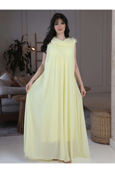 Nice Model Elegant Maternity Chiffon Maxi Flowing Cape Gown for Ramadan & Eid...