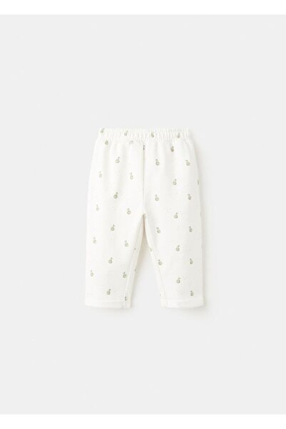MANGO Baby Desenli pamuklu jogger pantolon