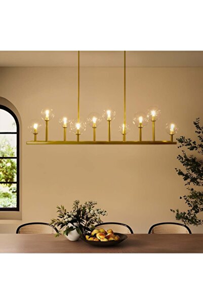 homelight ثريا مودرن 10 كرات زجاجية