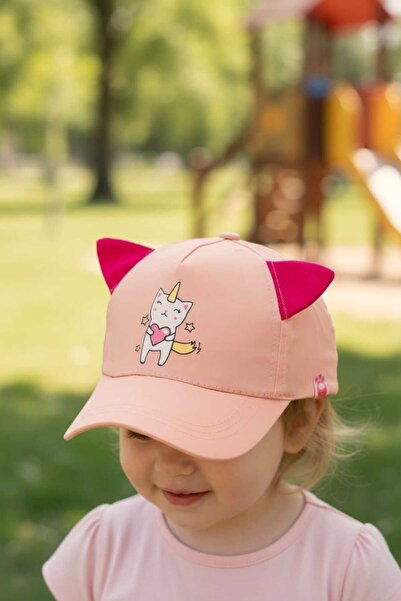 Aware Time Kitti 1-3 Yaş Kız Bebek&çocuk Yazlık Şapka