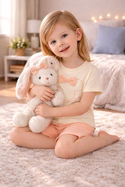 GMG Baby ملابس مريحة شورت تي شيرت بيجامة بدلة Minimouse منقوشة