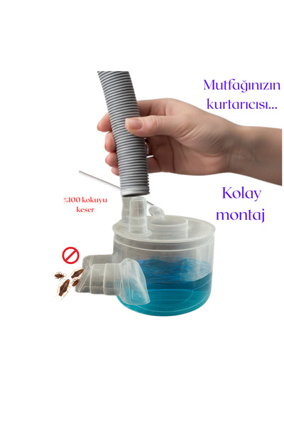 Genel Markalar eviye sifonu tüm hortumlar bir araya 0/100 sulu,susuz  kokuyu ...