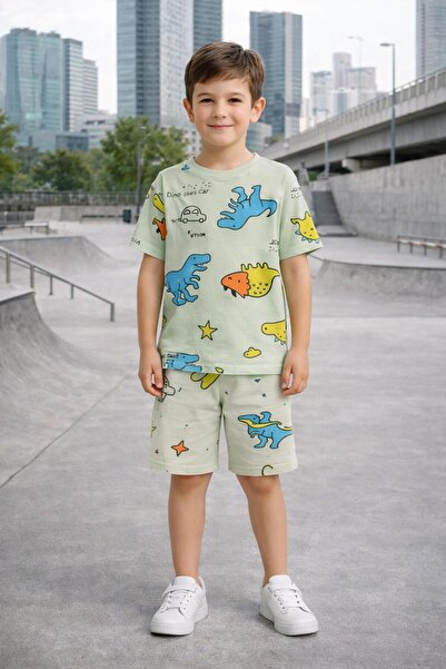 GMG Baby Comfortable Wear Shorts T-Shirt Pajamas Suitdinocars