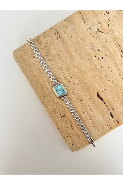Savior Collection Avenil Silver Blue Watch