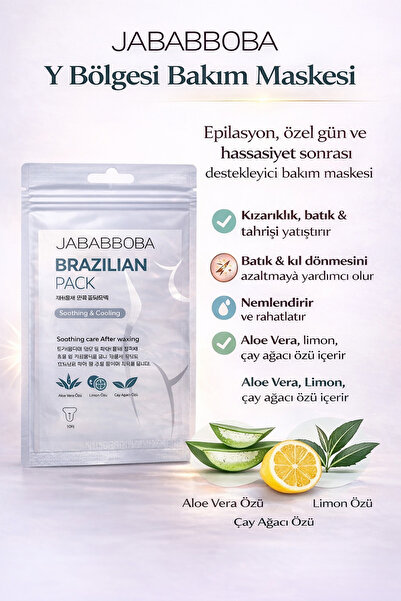 JEJUDO Jababbobba Brazilian Pack-Kore Menşeli Yatıştırıcı & Pürüzsüzleştirici...