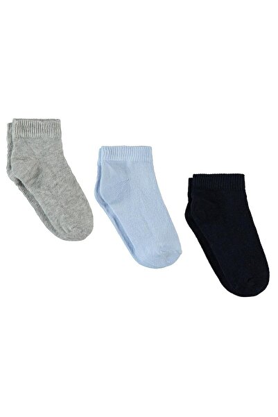 Civil Boys جوارب للأولاد مكونة من 3 قطع من عمر 2 إلى 12 سنة باللون الأزرق