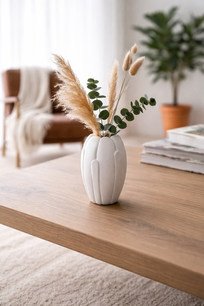 bonjorno aksesuar İskandinav Tarz Minimal Dekoratif Vazo Biblo | Modern Salon...