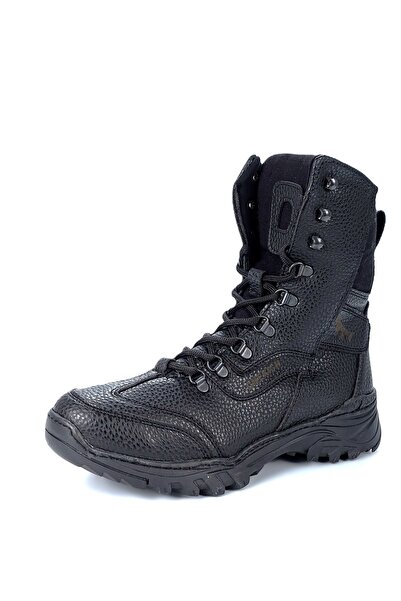 Zerenyus Ανδρικές στρατιωτικές μπότες Scalatore Premium Μαύρες Δερμάτινες