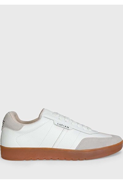 Lufian 112230231 Brian Sneaker Men's Leather Shoes White