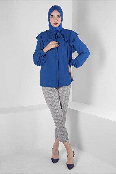 Alvina BLUZ SA KRATOM NA VEZANJE 42705