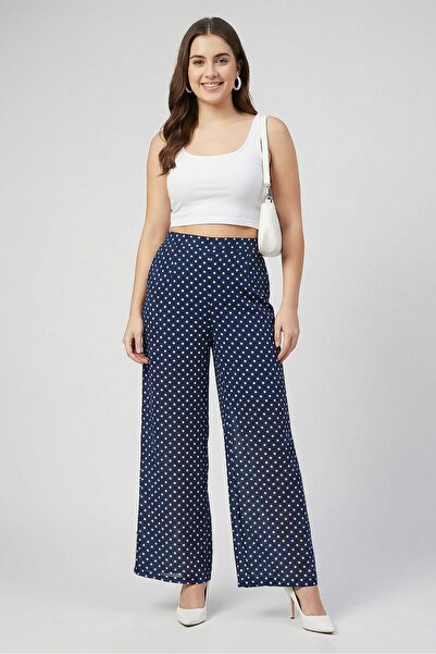 Michael Kors Women Allover Printed Wide Leg Pants, Multicolor