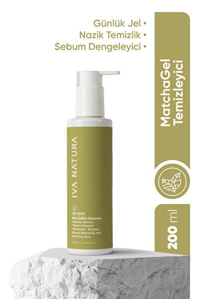 Iva Natura Matcha Özlü Jel Yüz Temizleyici Yağ Dengeleyici & Nazik Arındırıcı...