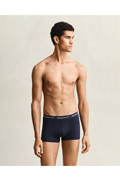 Gant Erkek Lacivert Düz Boxer
