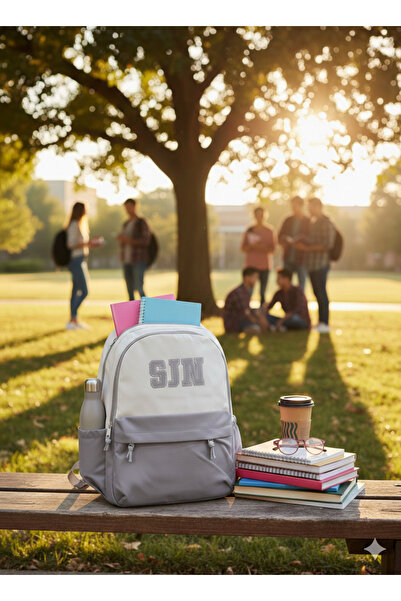 WDA SJN Printed School Backpack – Lightweight Multi-Compartment Travel & Dail...