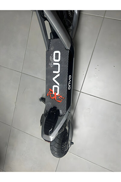 bisiklet dünyam ONVO RX5 Scooter Pleksi Tabanlık | Yapışkanlı Deck 2.8MM Karb...