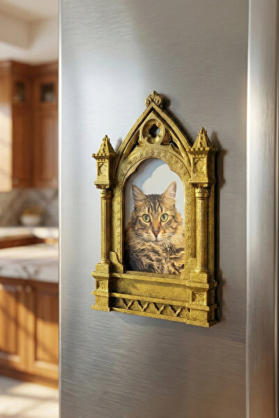 ZAP AKSESUAR Magnet Çerçeve, Boyutlu Gothic Tarz Minyatür Çerçeve Magnet