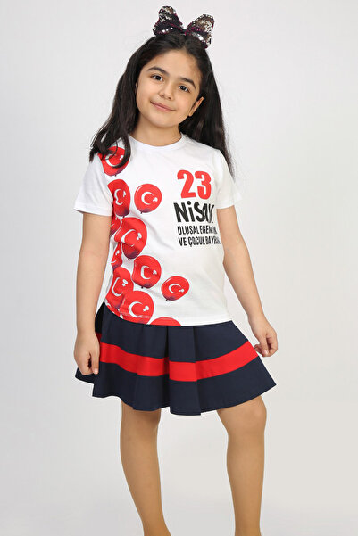 Toontoy Tricou unisex cu mânecă scurtă, cu imprimeu 23 aprilie