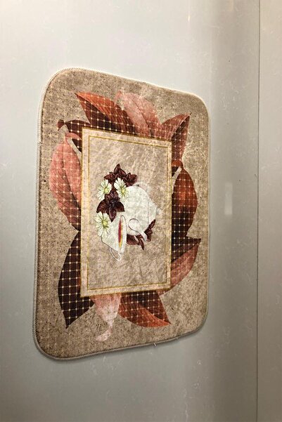 DEKOMOD Bulaşık Kurutma Matı Kurulama Bezi Kurutma Örtüsü Tezgah Üstü Bulaşıklık 40x50 Cm Yıkanabilir Mat14