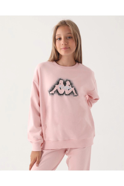 Kappa Girls' Sweatshirt - Powder