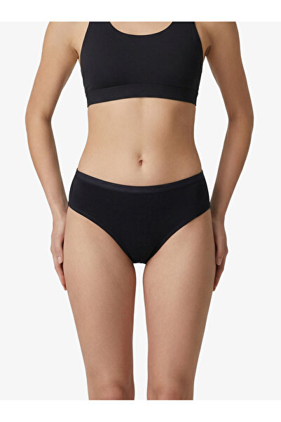 Blackspade Slip pentru femei Aura Satin 1400 - Negru