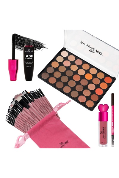 SensoPRO Milano Set de machiaj cutie de frumusețe Ciocolată + CADOURI