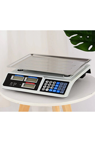 Genel Markalar 40 Kg Şarjlı Dijital Hassas Market Manav Kasap Pazarcı Terazis...