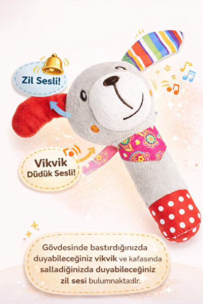 Sozzy Toys Peluş Sıksık Tavşan