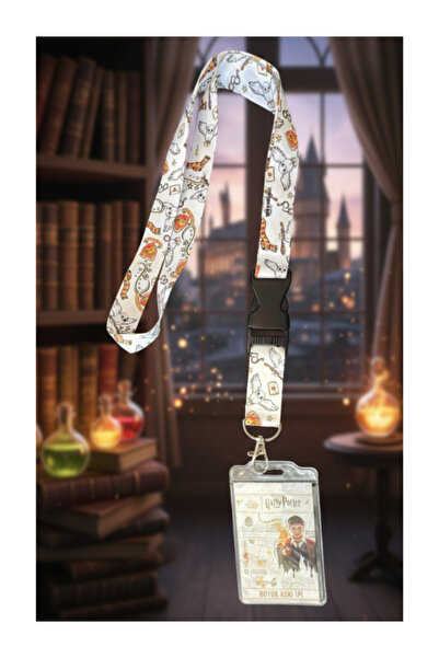 GiFi Boyun Askı Ipi & Dikey Kart Poşeti Harry Potter Lisanslı Tasarım