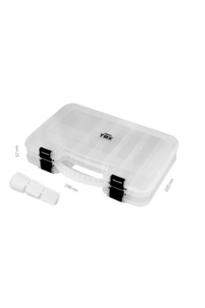 DELPHİN Cutie dublă pentru accesorii TBX Duo 298-12P cu clips 29,8x22x5,7cm